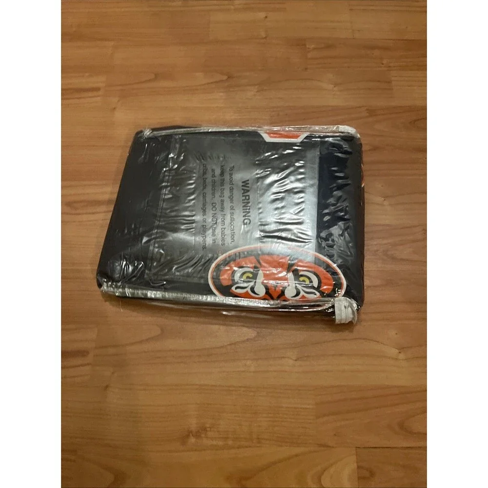 Auburn University AU Tigers Full Flat Sheet Navy Blue Burnt Orange